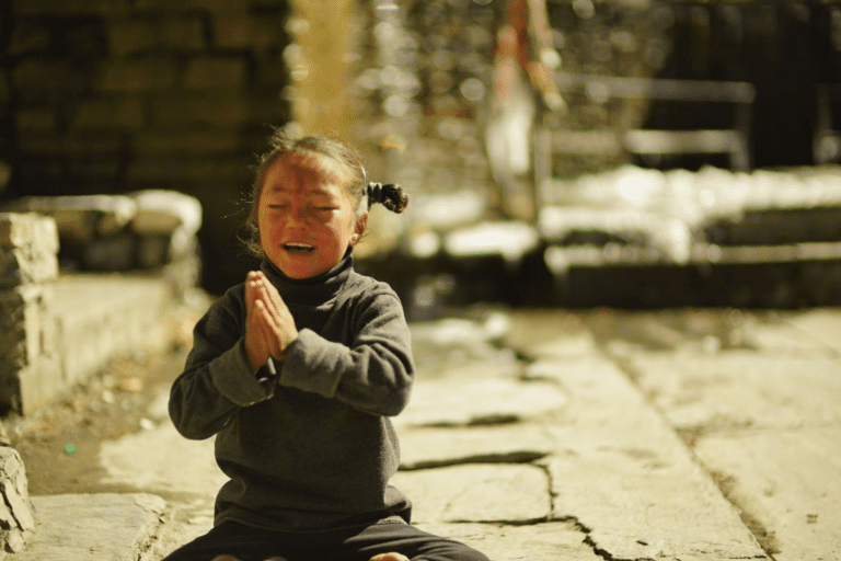 Pirti en el templo de Muktinath, Nepal 2019